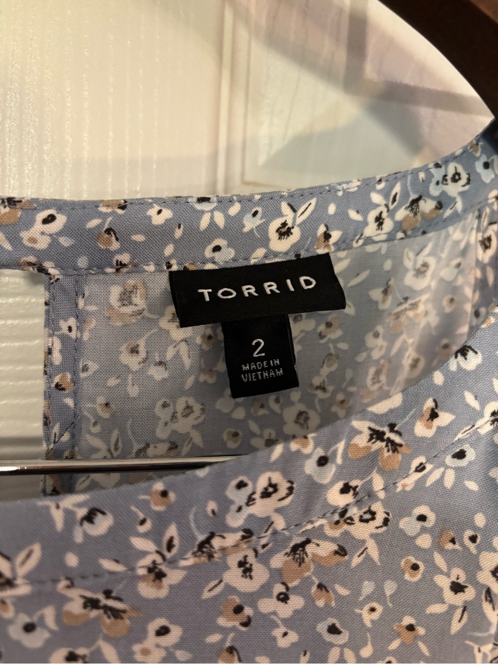 Torrid- Floral Halter Dress with Pocket - Picture 7 of 7